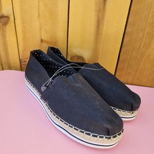 Bobs Skechers Espadrilles Slip On Memory Foam Sz 9